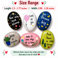 Hand Painted Inspirational Stones, Positive Quote Rock Set, Encouragement Gift, Motivational Gift, Meaningful Gift