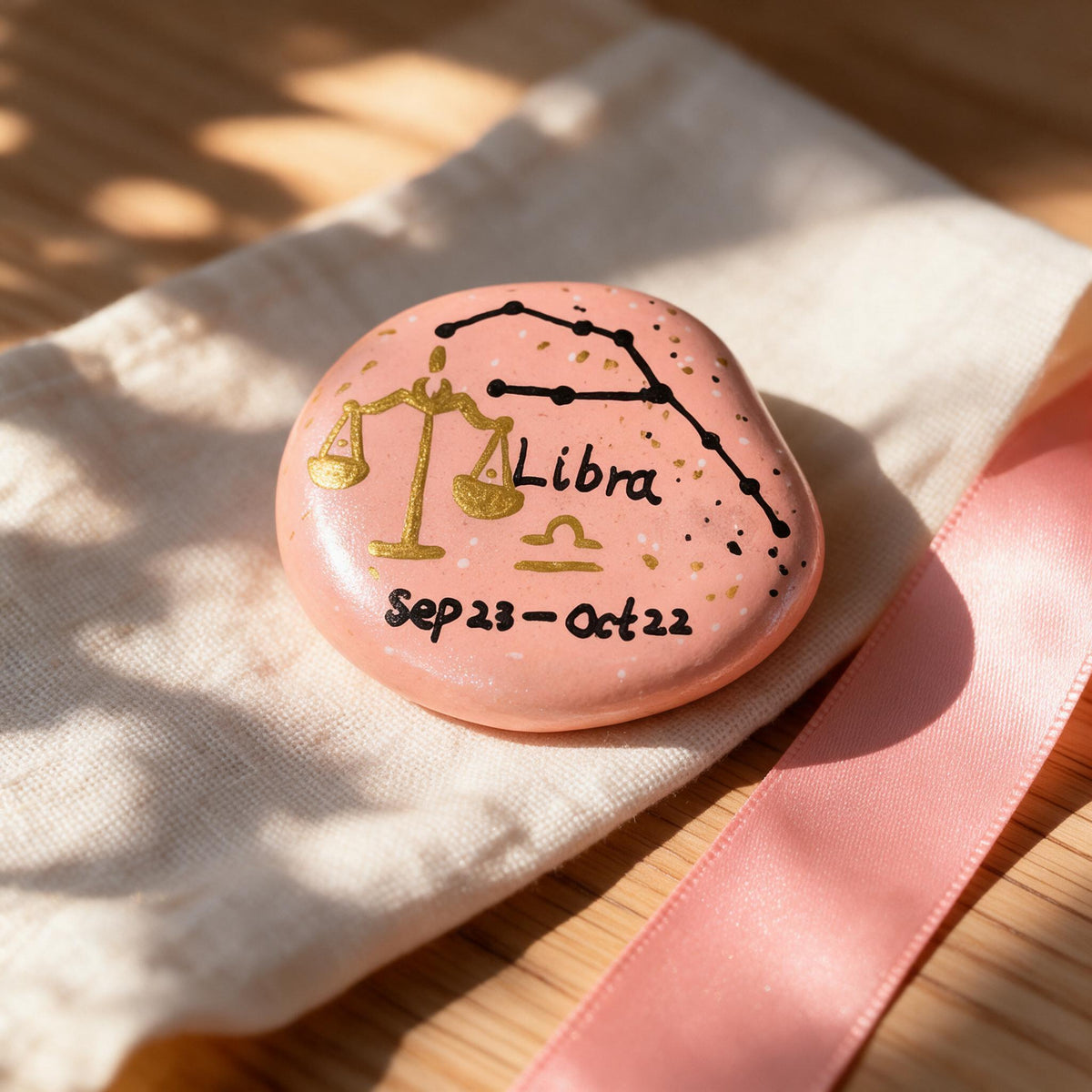 12 Zodiac Hand Painted Stones, Astrology Gifts, Zodiac Sign Decor, Birthday Gift, Celestial Keepsake