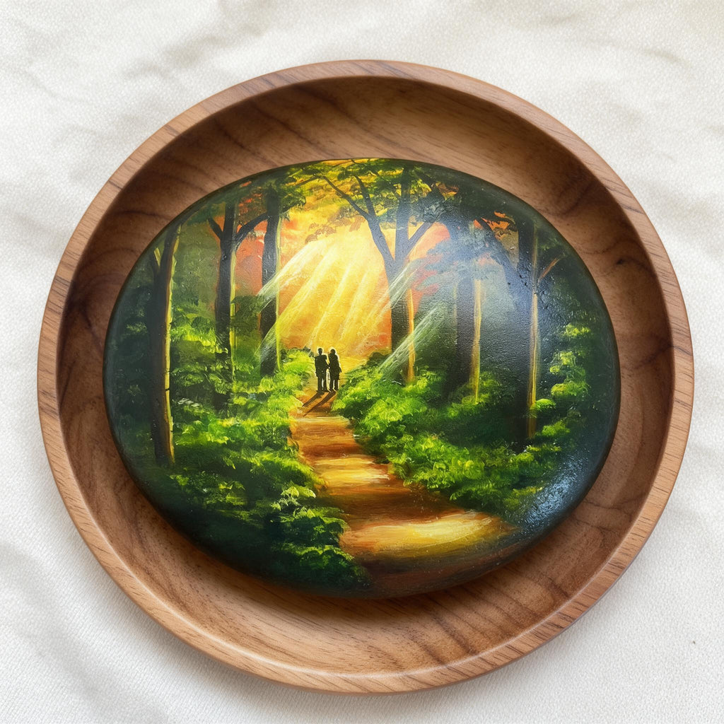 HandPainted Story Stones, Nature & Fantasy Art, Unique Stone Decor