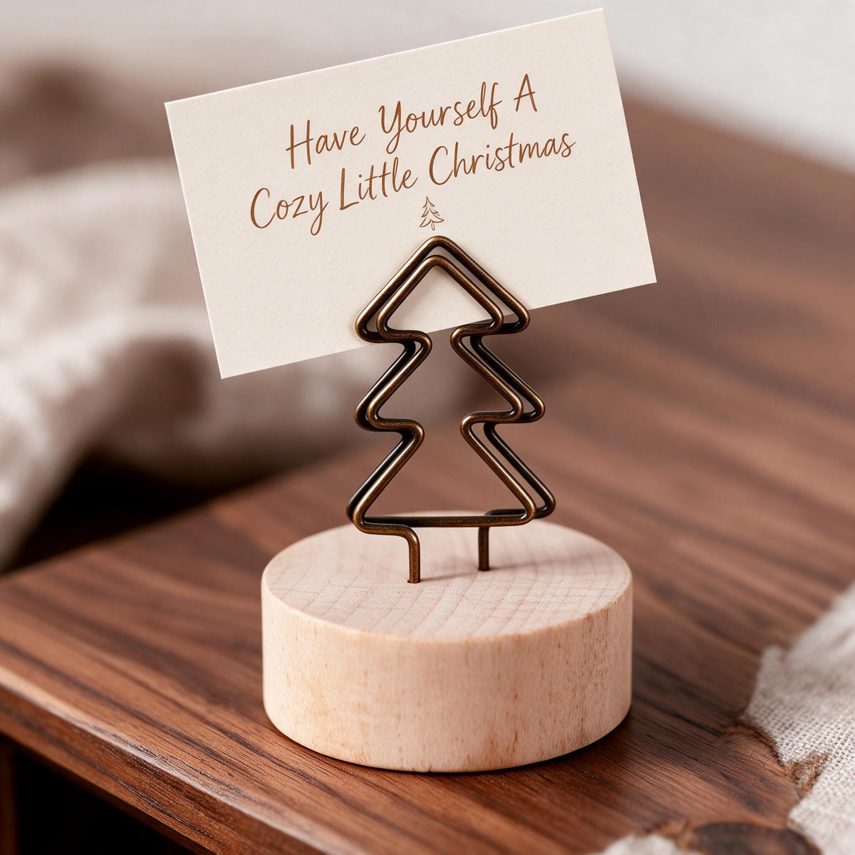 Wooden Display Stand, Mini Card Holder, Photo Holder Base, Wood Slice Stand, Small Art Display, Picture Holder for Desk Decor
