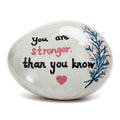 You Are Stronger Than You Know Stone, Inspirational Gift, Desk Decor