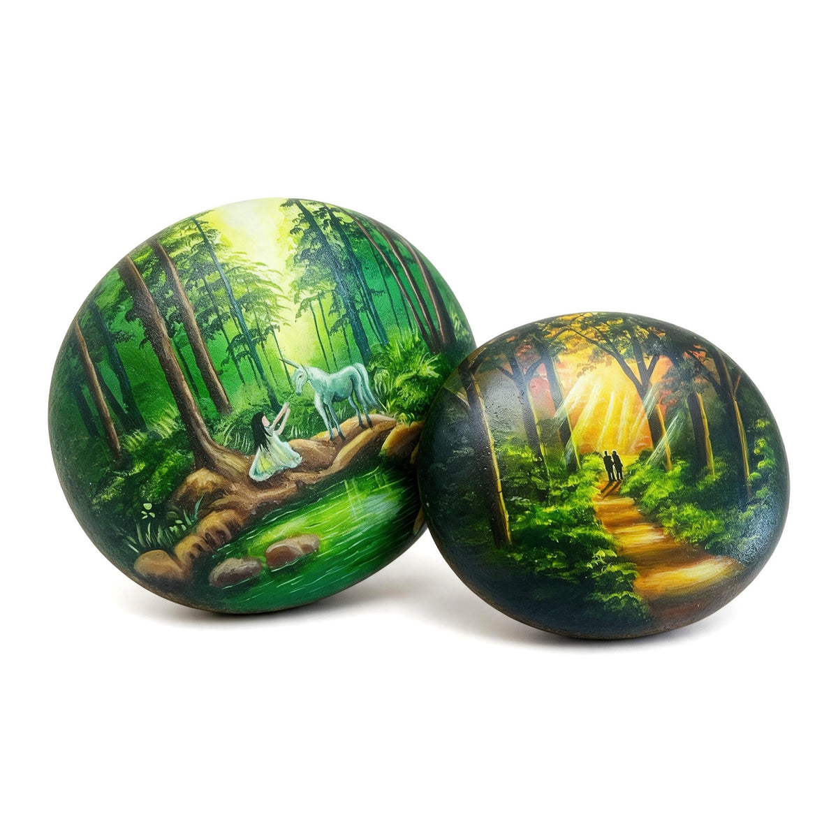 HandPainted Story Stones, Nature & Fantasy Art, Unique Stone Decor