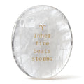 Zodiac Crystal Stone, 12 Zodiac Signs with Inspirational Message, Astrology Gift, Personalized Birth Sign Gift