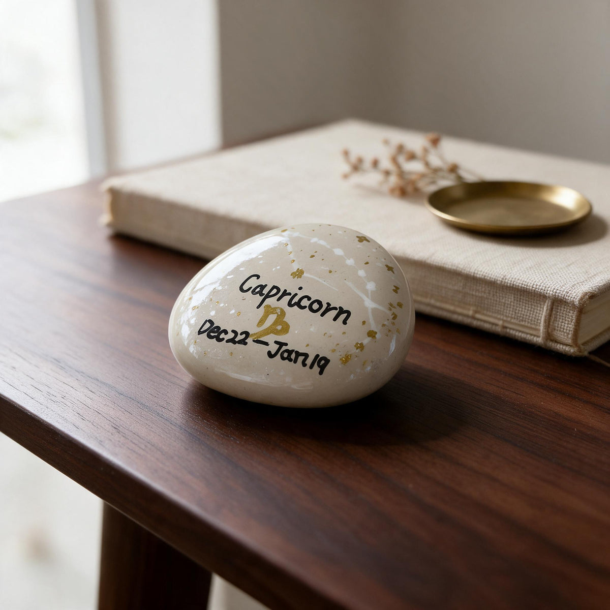 12 Zodiac Hand Painted Stones, Astrology Gifts, Zodiac Sign Decor, Birthday Gift, Celestial Keepsake