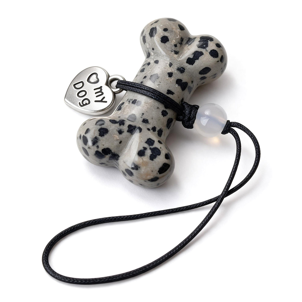 Crystal Dog Bone Charm, Pet Lover Gift, Dog Mom Gift, Puppy Charm, Dog Bone Bag Charm, Phone Charm, Cute Pet Accessory
