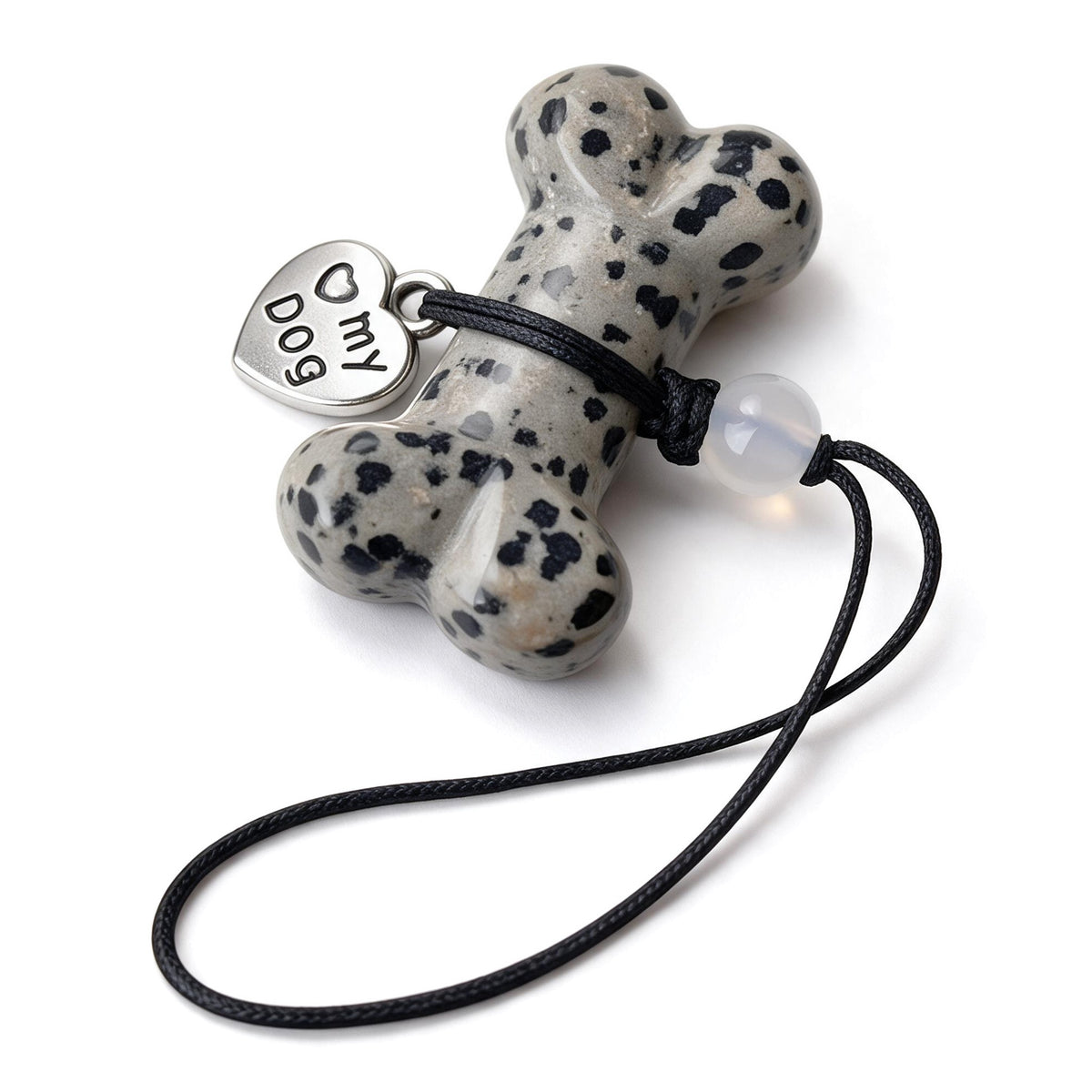 Crystal Dog Bone Charm, Pet Lover Gift, Dog Mom Gift, Puppy Charm, Dog Bone Bag Charm, Phone Charm, Cute Pet Accessory
