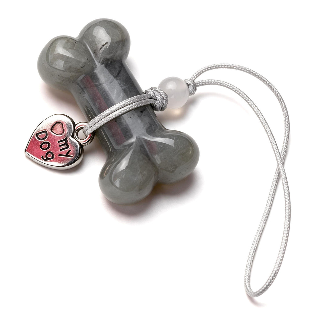 Crystal Dog Bone Charm, Pet Lover Gift, Dog Mom Gift, Puppy Charm, Dog Bone Bag Charm, Phone Charm, Cute Pet Accessory