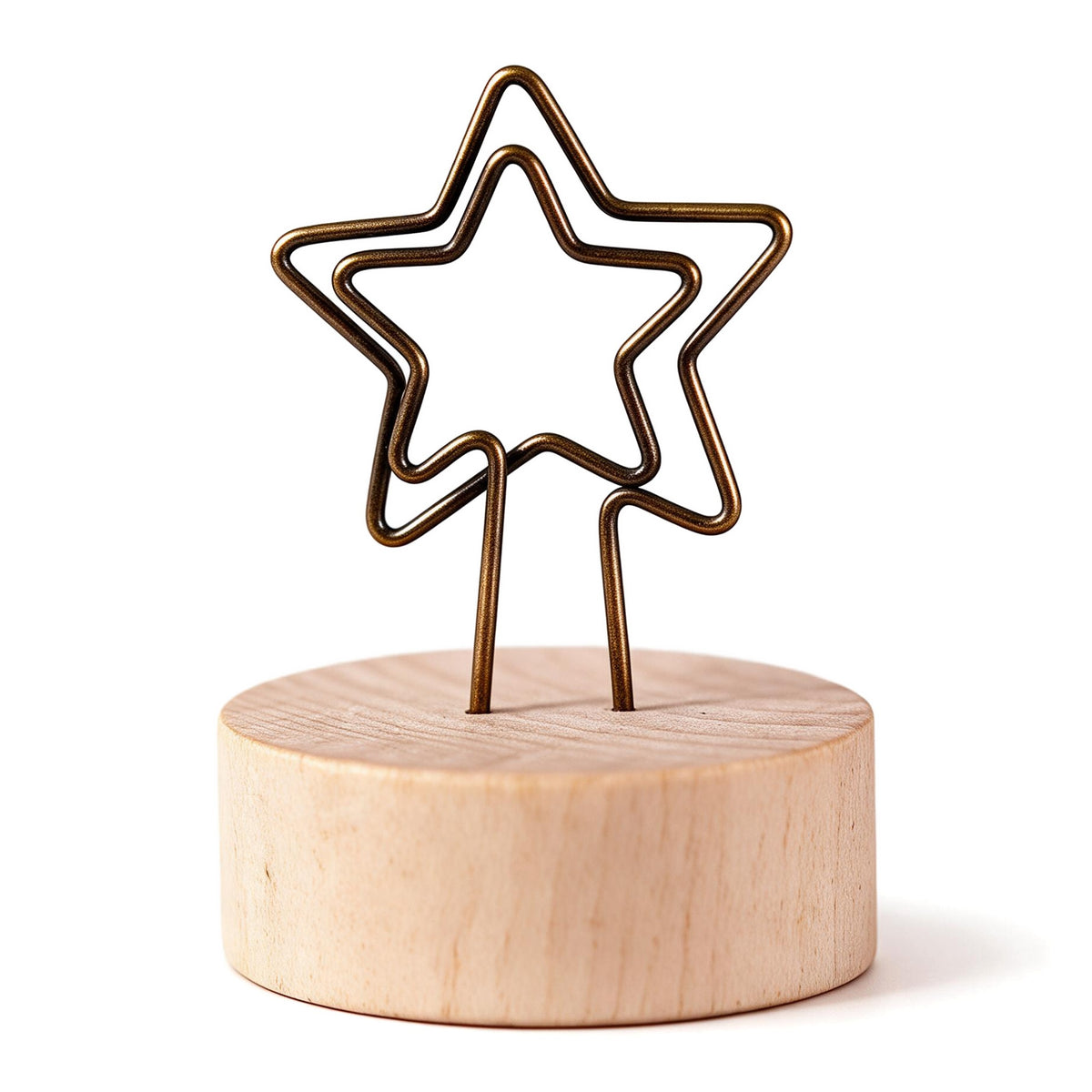Wooden Display Stand, Mini Card Holder, Photo Holder Base, Wood Slice Stand, Small Art Display, Picture Holder for Desk Decor