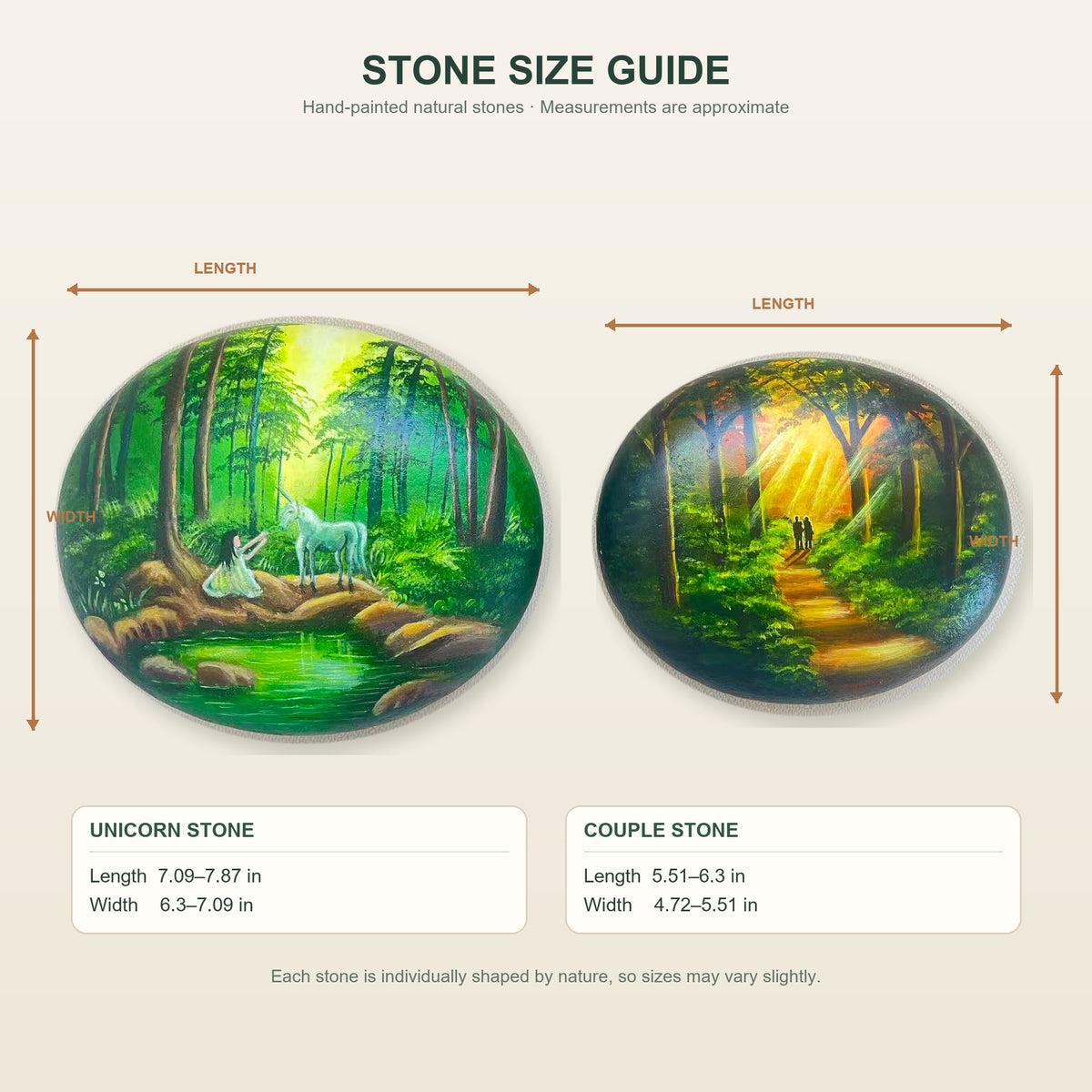 HandPainted Story Stones, Nature & Fantasy Art, Unique Stone Decor